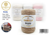 DIY BRAIDY 2MM 250G ISABELLA 纱线